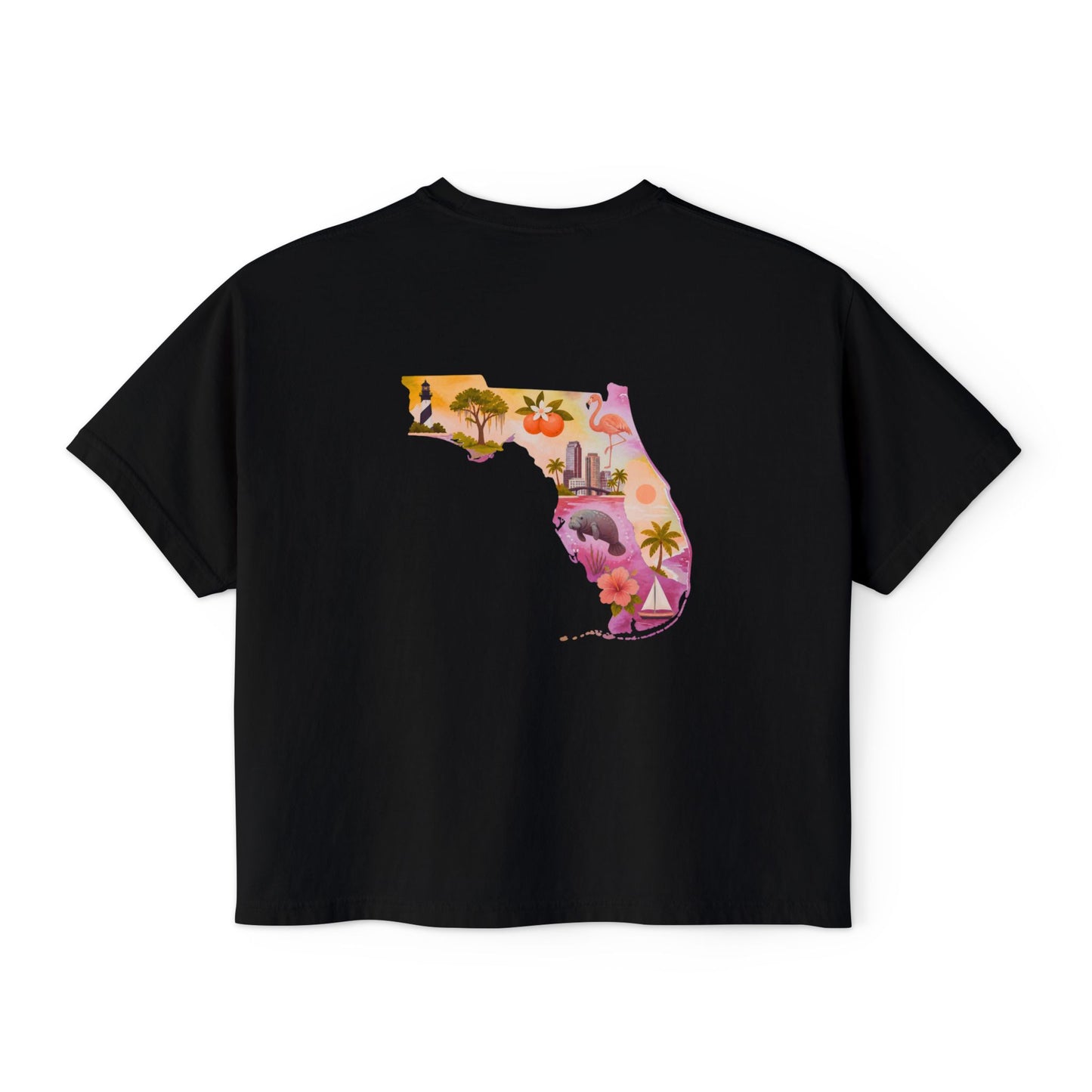 Women's Boxy Florida Tee | FL Cute Tee