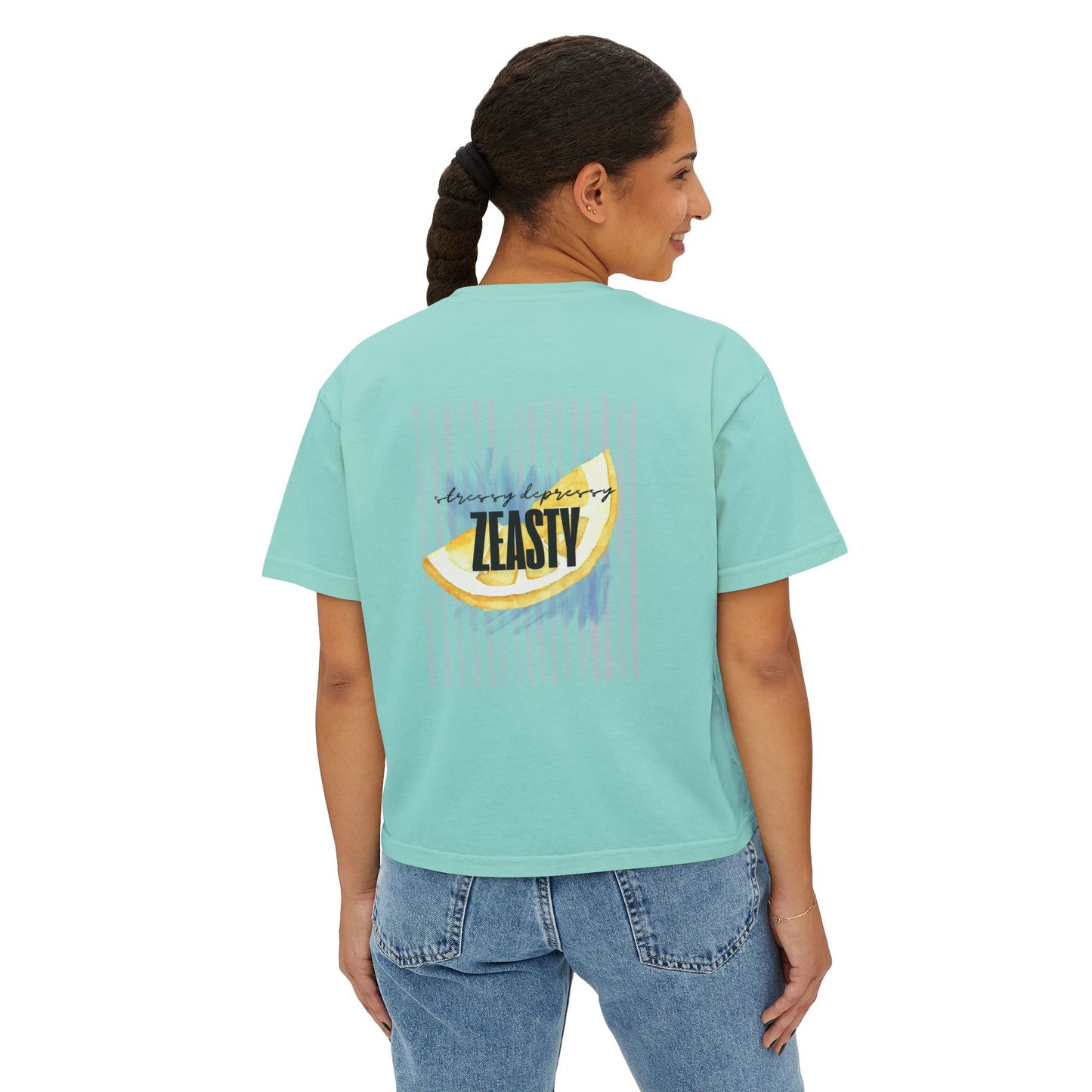 Easy Peasy | Stressy Depressy Boxy Tee