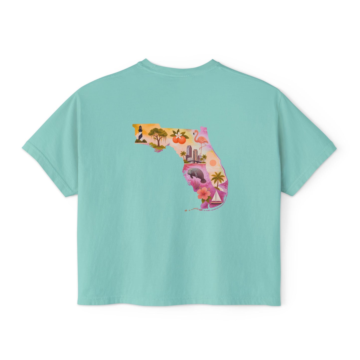 Women's Boxy Florida Tee | FL Cute Tee