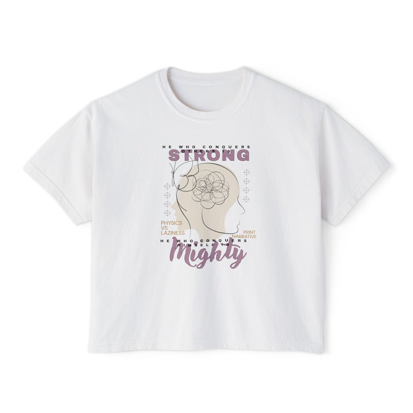 Conquer Cute Tee | You Are Mighty | Your Thoughts Matter TShirt