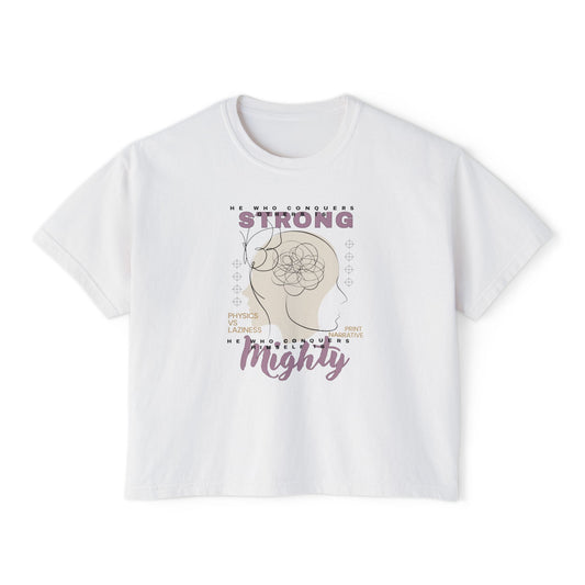 Conquer Cute Tee | You Are Mighty | Your Thoughts Matter TShirt