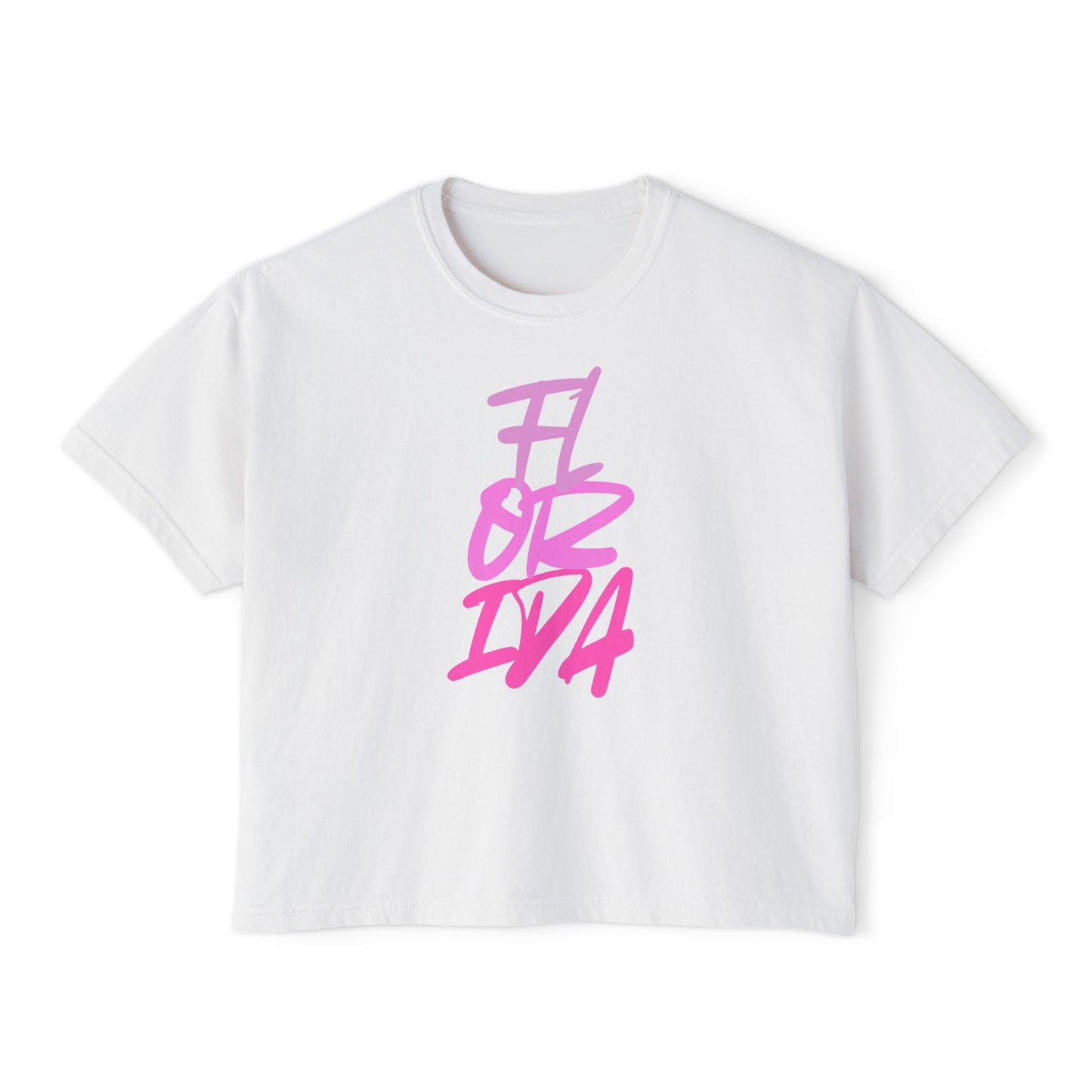 Women's Boxy Florida Tee | FL Cute Tee