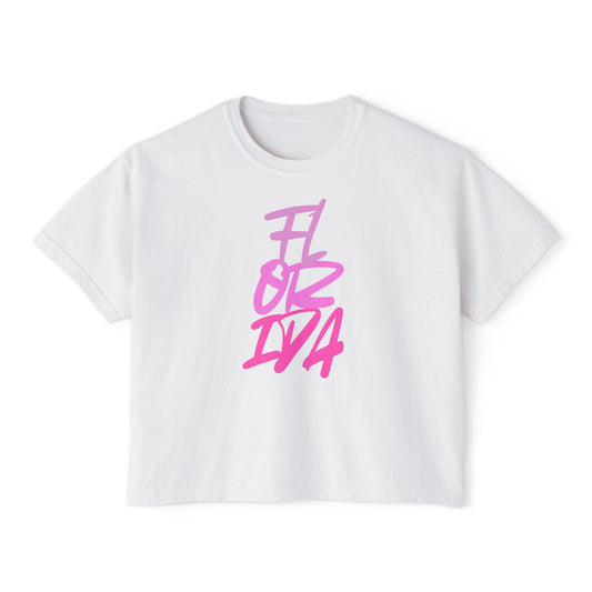 Women's Boxy Florida Tee | FL Cute Tee