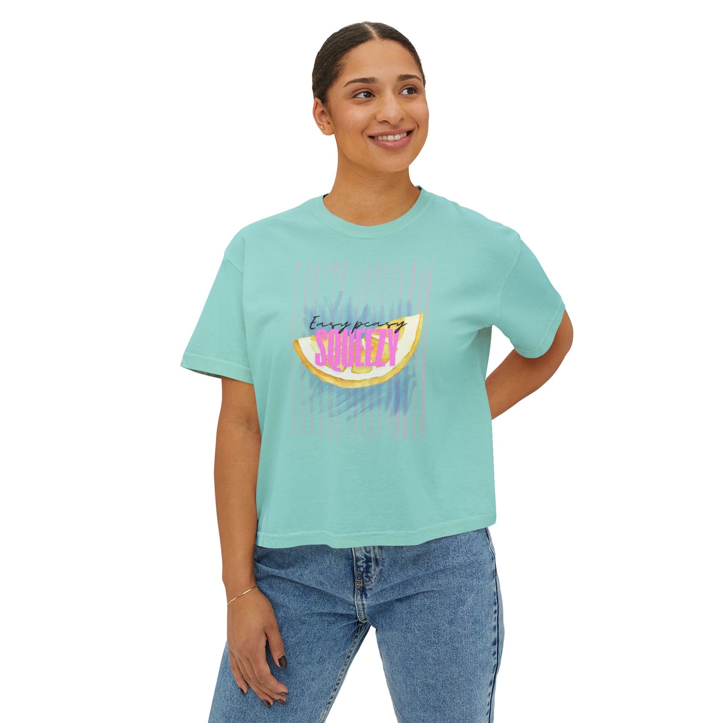 Easy Peasy | Stressy Depressy Boxy Tee