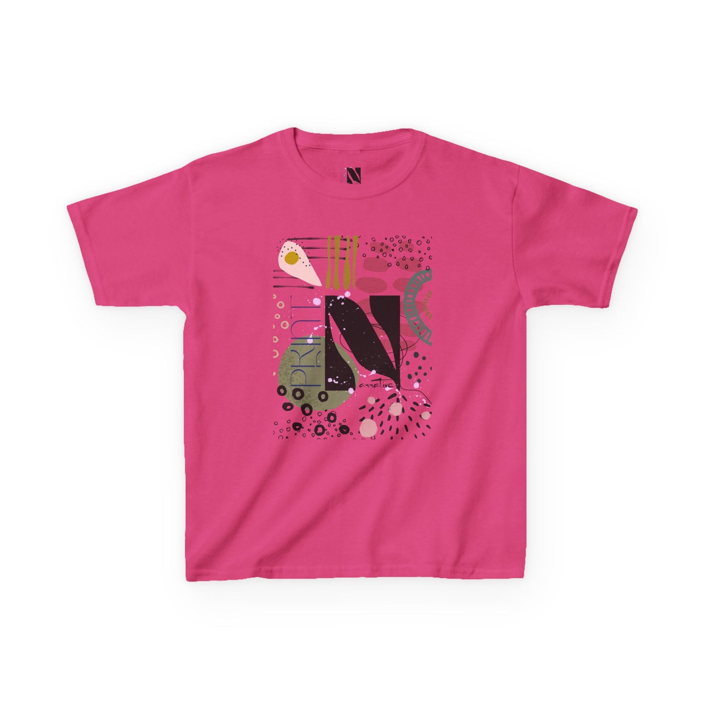 Kids Play All Day Print Narrative Brand Tee