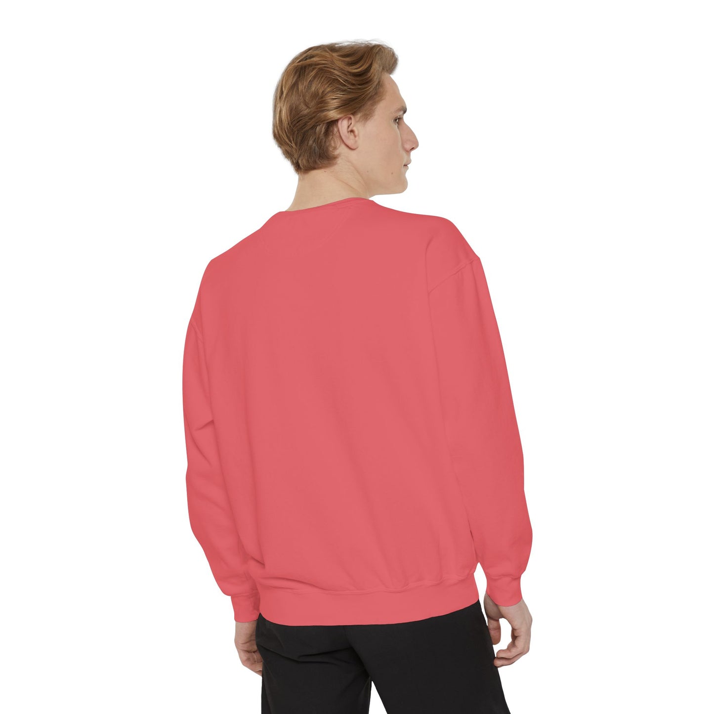 Love One Floral Sweatshirt — Retro Stripe Heart Graphic Crewneck