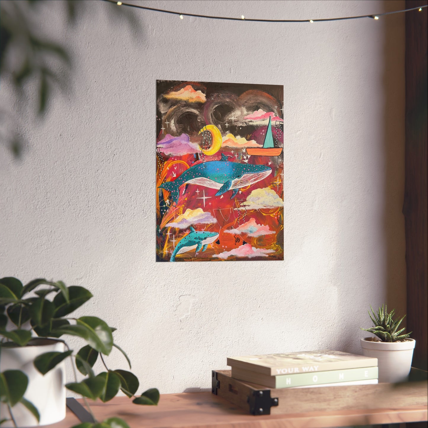 Whales Of The Sky- PRINT
