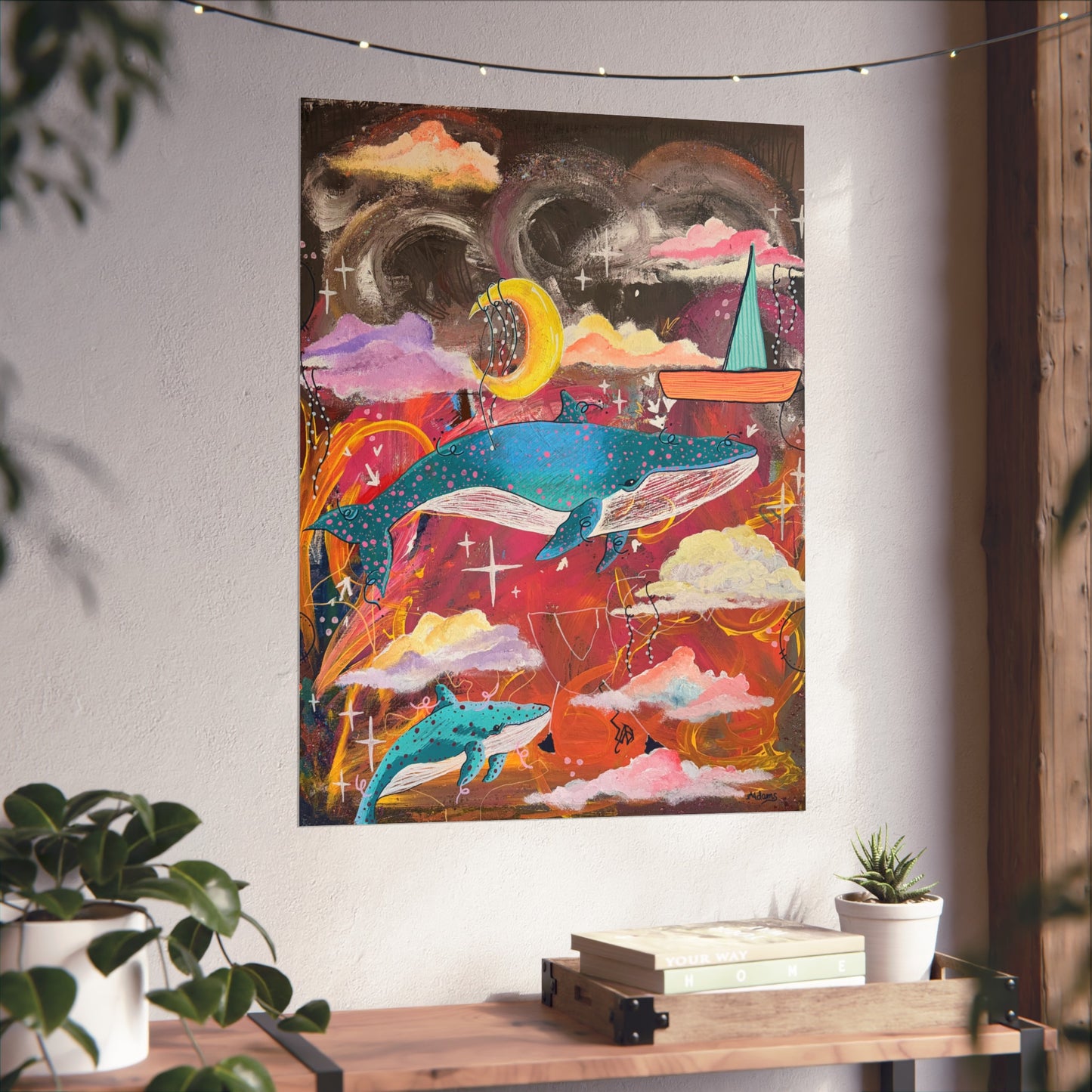 Whales Of The Sky- PRINT