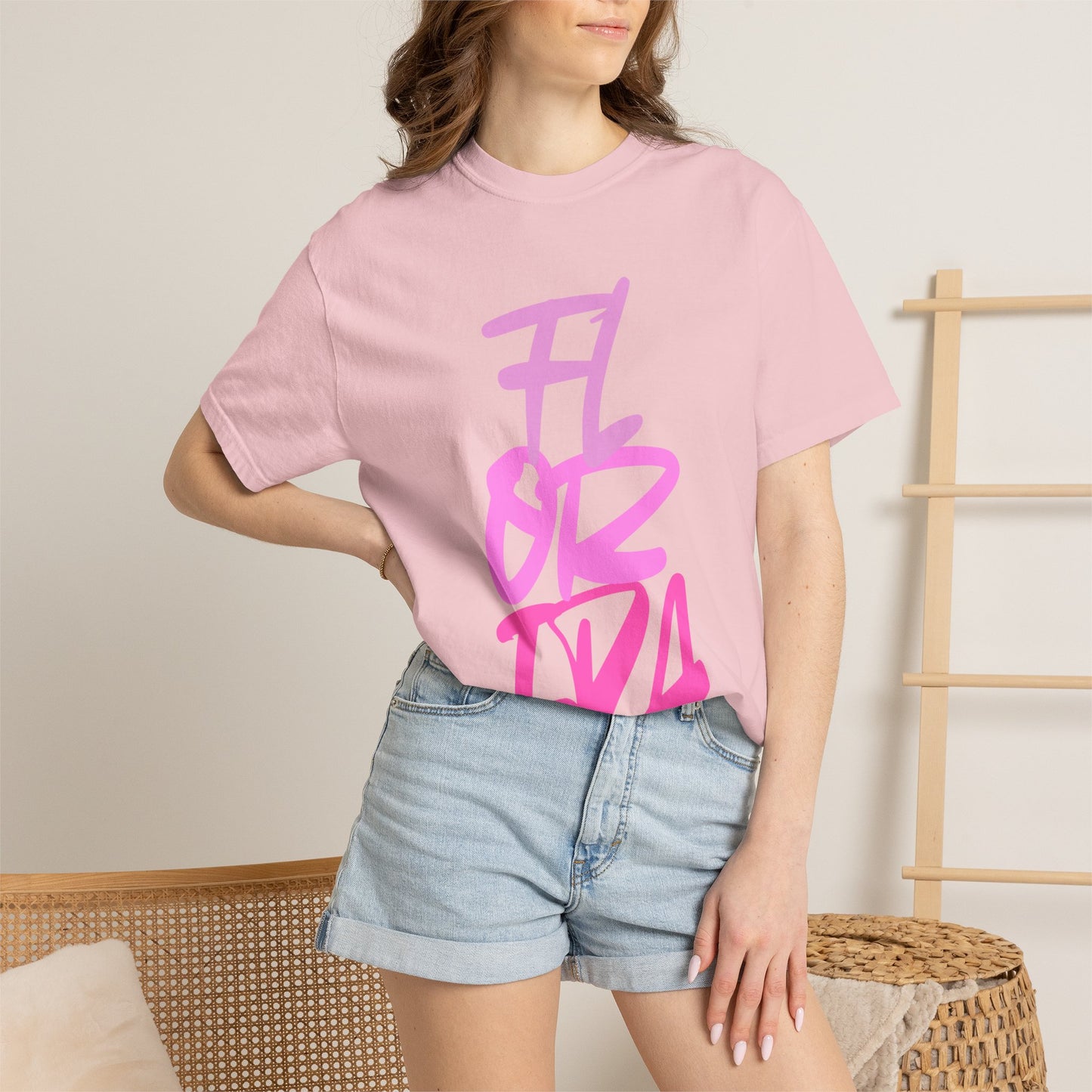 Florida Graphic Tee - Pink FL TShirt
