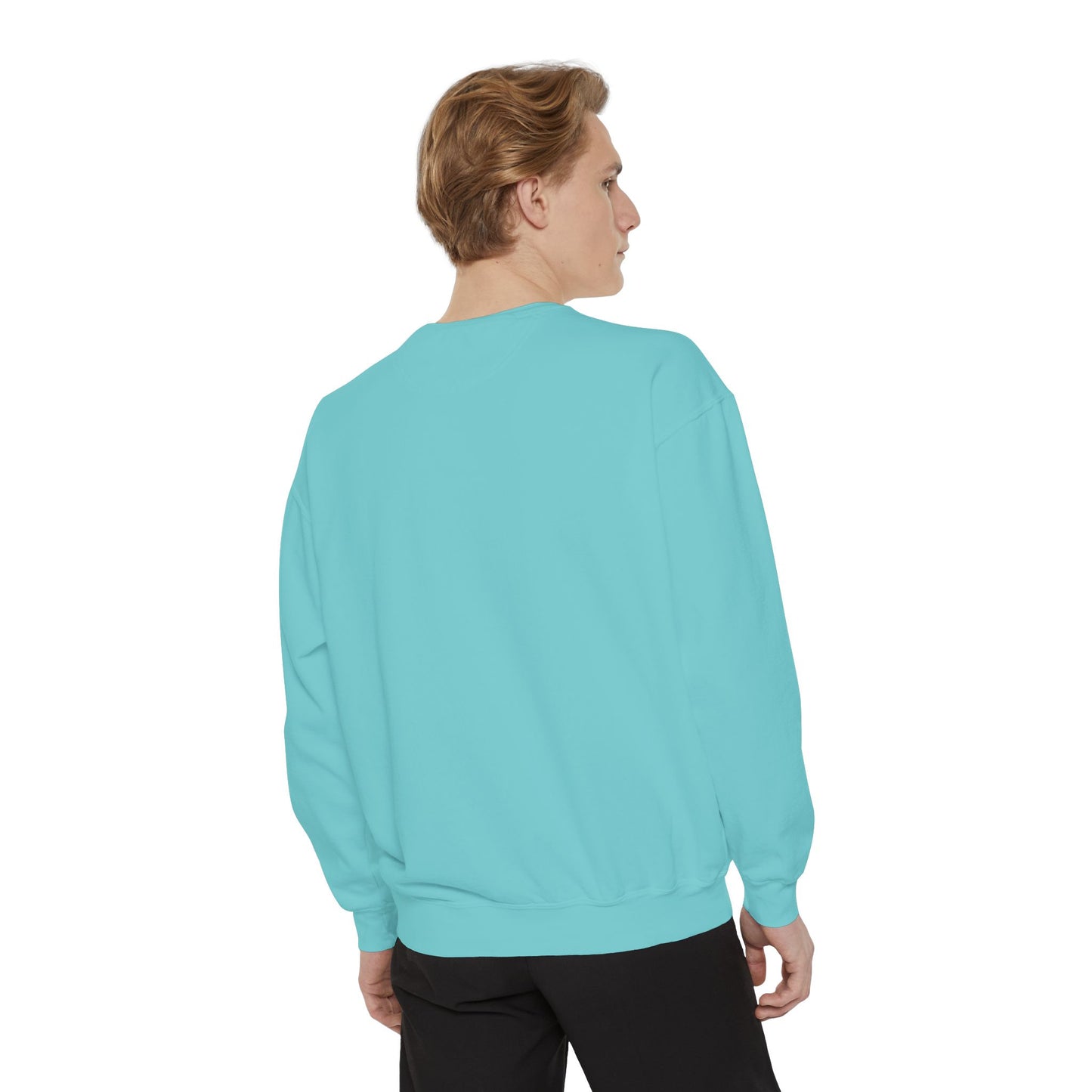 Love One Floral Sweatshirt — Retro Stripe Heart Graphic Crewneck