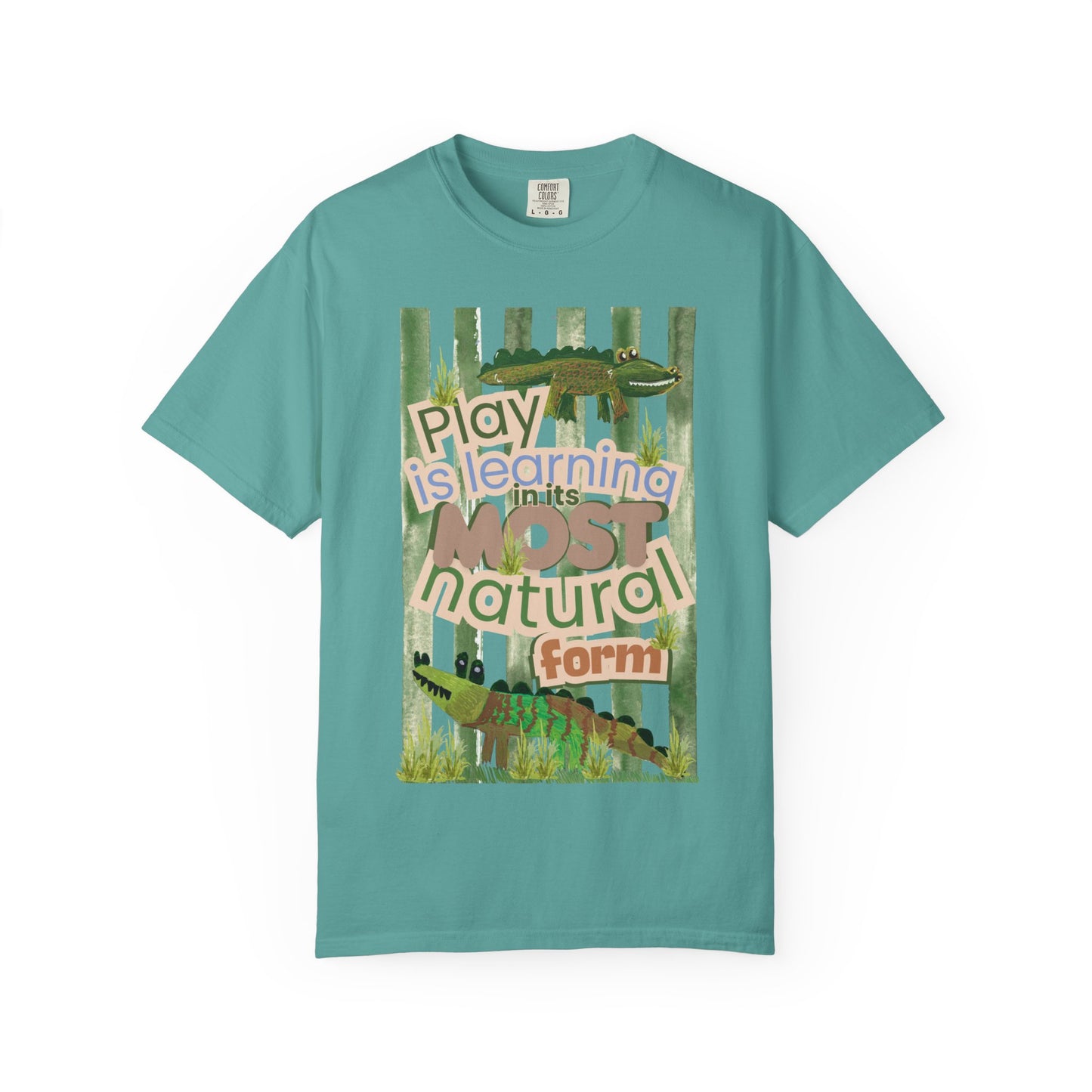 CUSTOM SHIRT FOR IVY LEAGUE ELC Play Is Learning T-Shirt — "Play is Learning the Most Natural Form" Preschool Teacher Tee