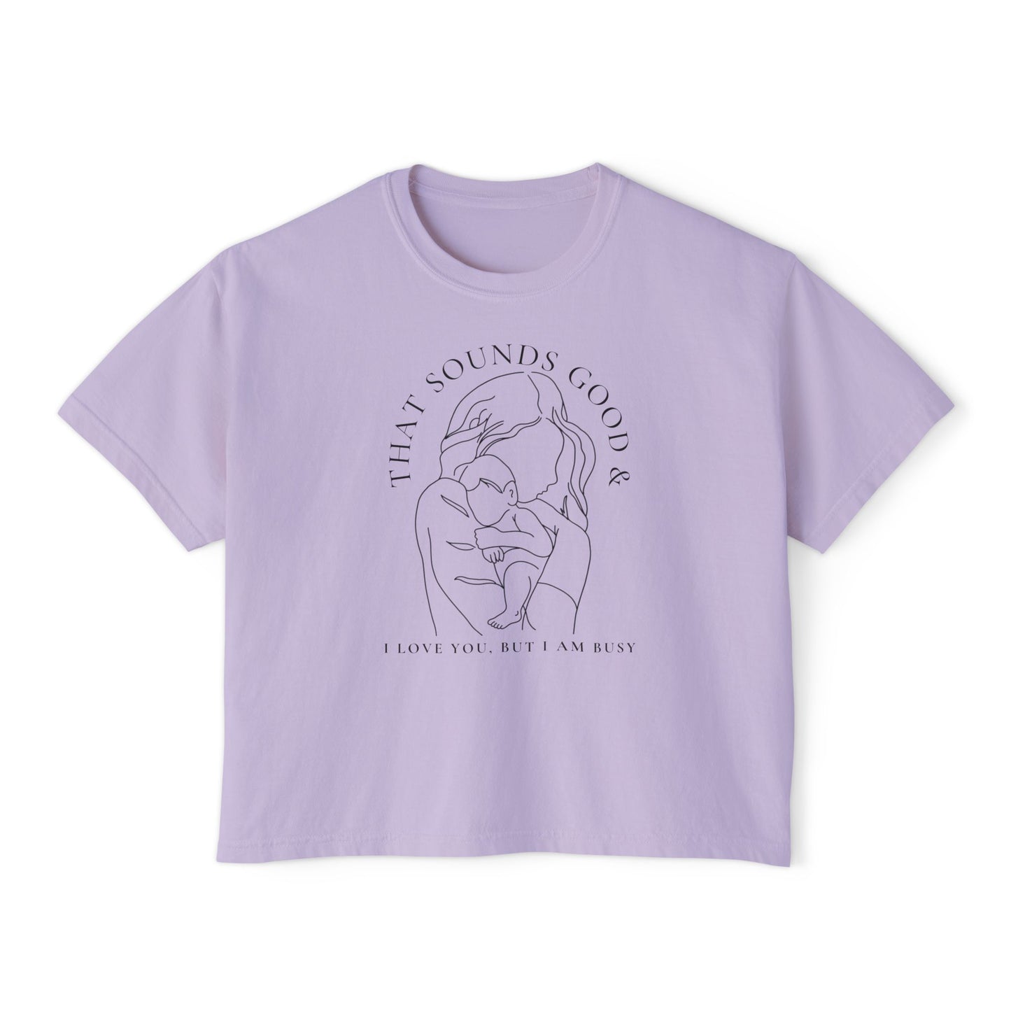 Motherhood Boxy Line Art Tee