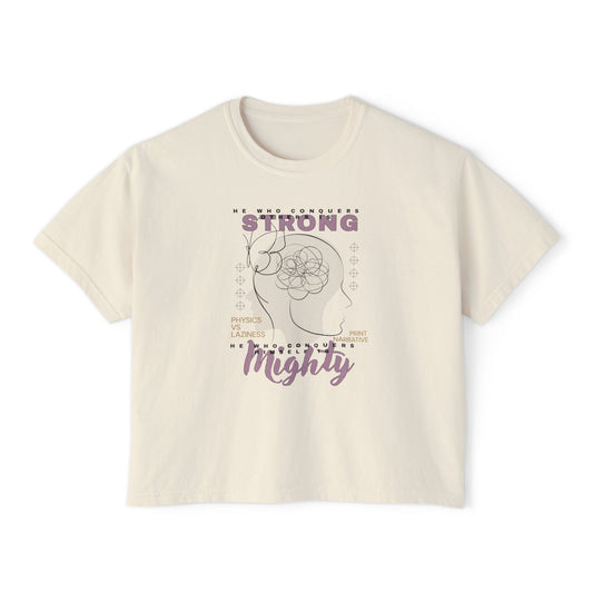 Conquer Cute Tee | You Are Mighty | Your Thoughts Matter TShirt