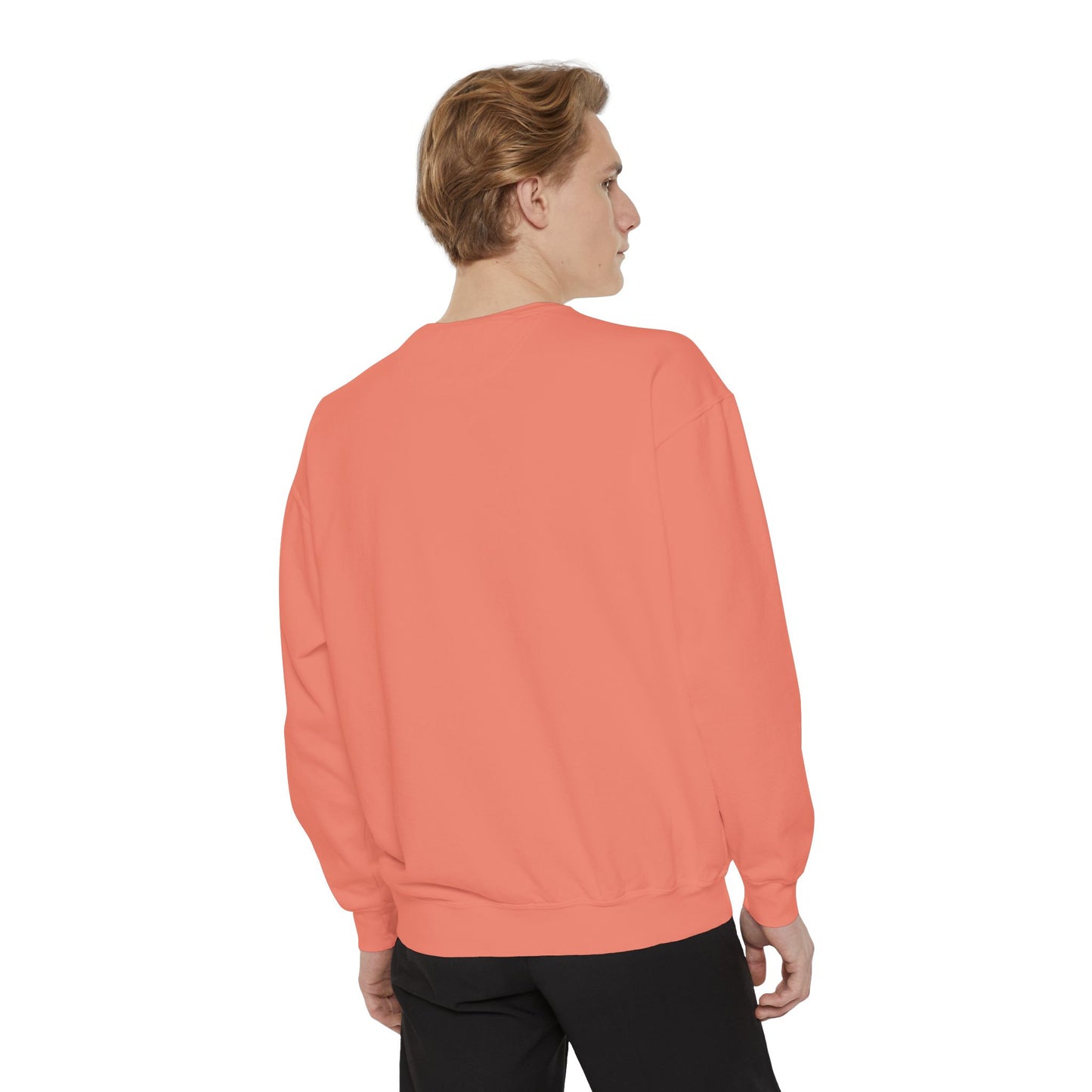 Love One Floral Sweatshirt — Retro Stripe Heart Graphic Crewneck
