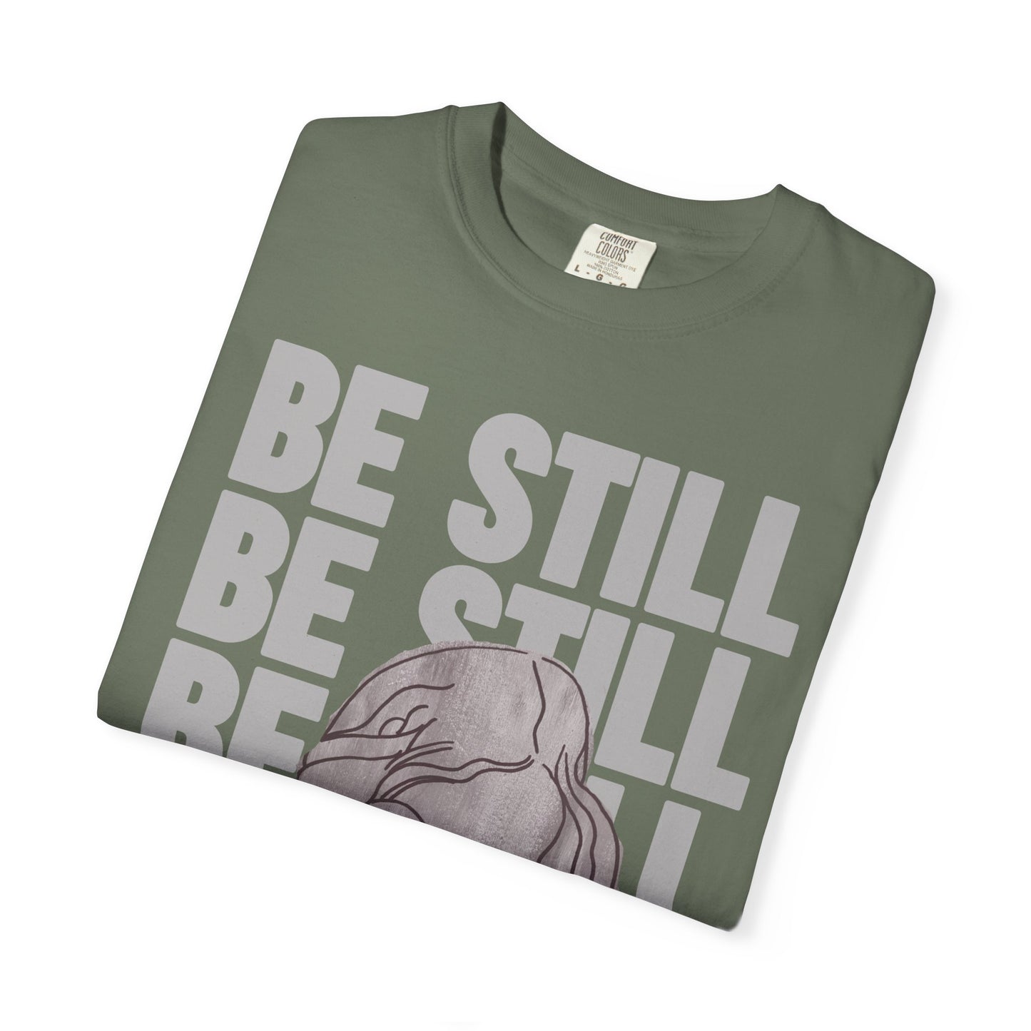 Be Still in Motherhood T-Shirt — Balancer of Chores + Cuddles, Messes + Magic
