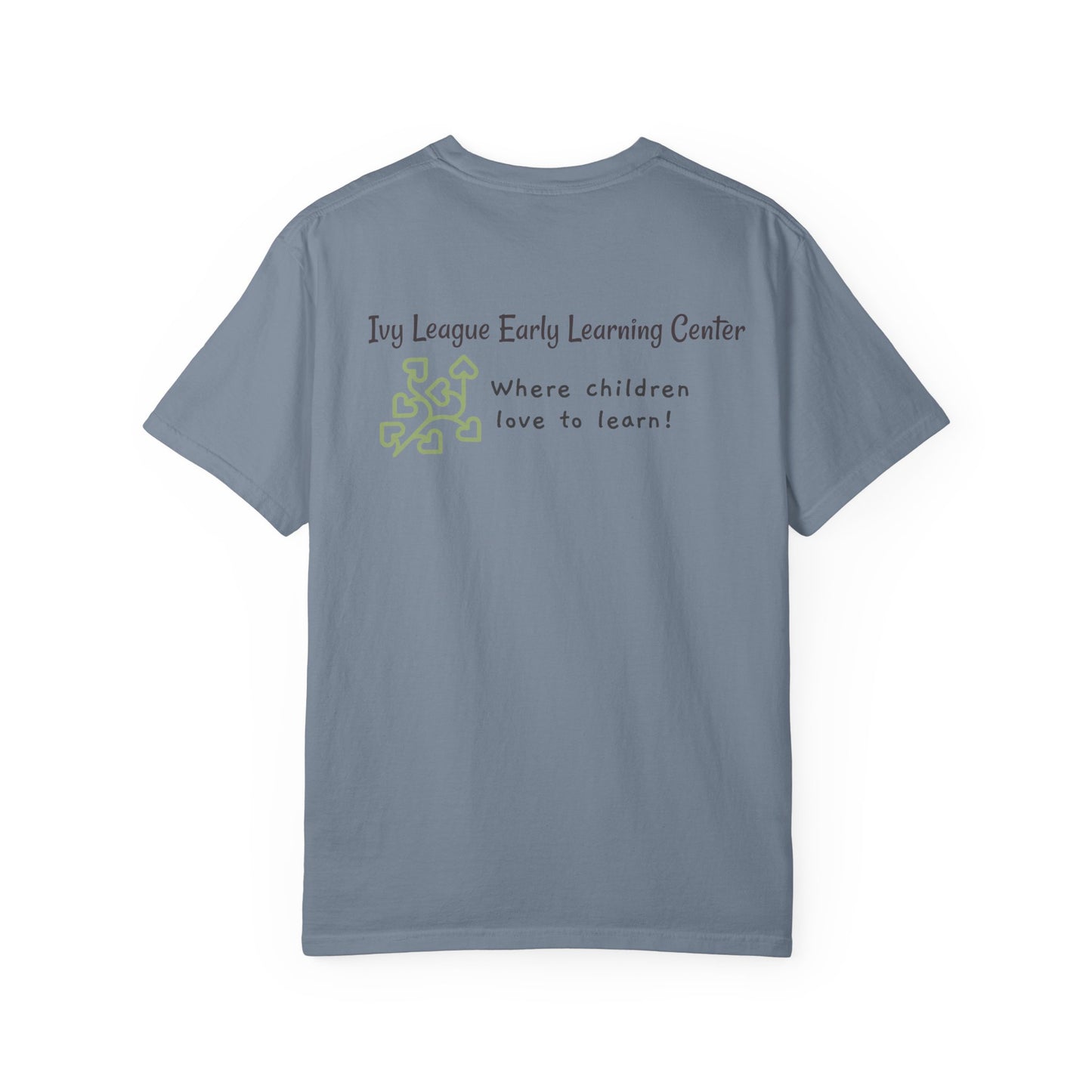 CUSTOM SHIRT FOR IVY LEAGUE ELC Play Is Learning T-Shirt — "Play is Learning the Most Natural Form" Preschool Teacher Tee