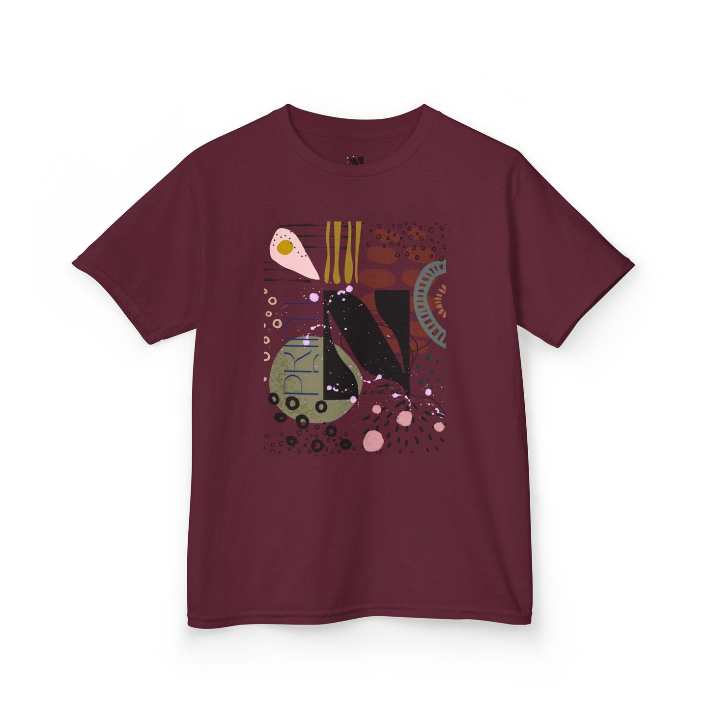 Kids Play All Day Print Narrative Brand Tee