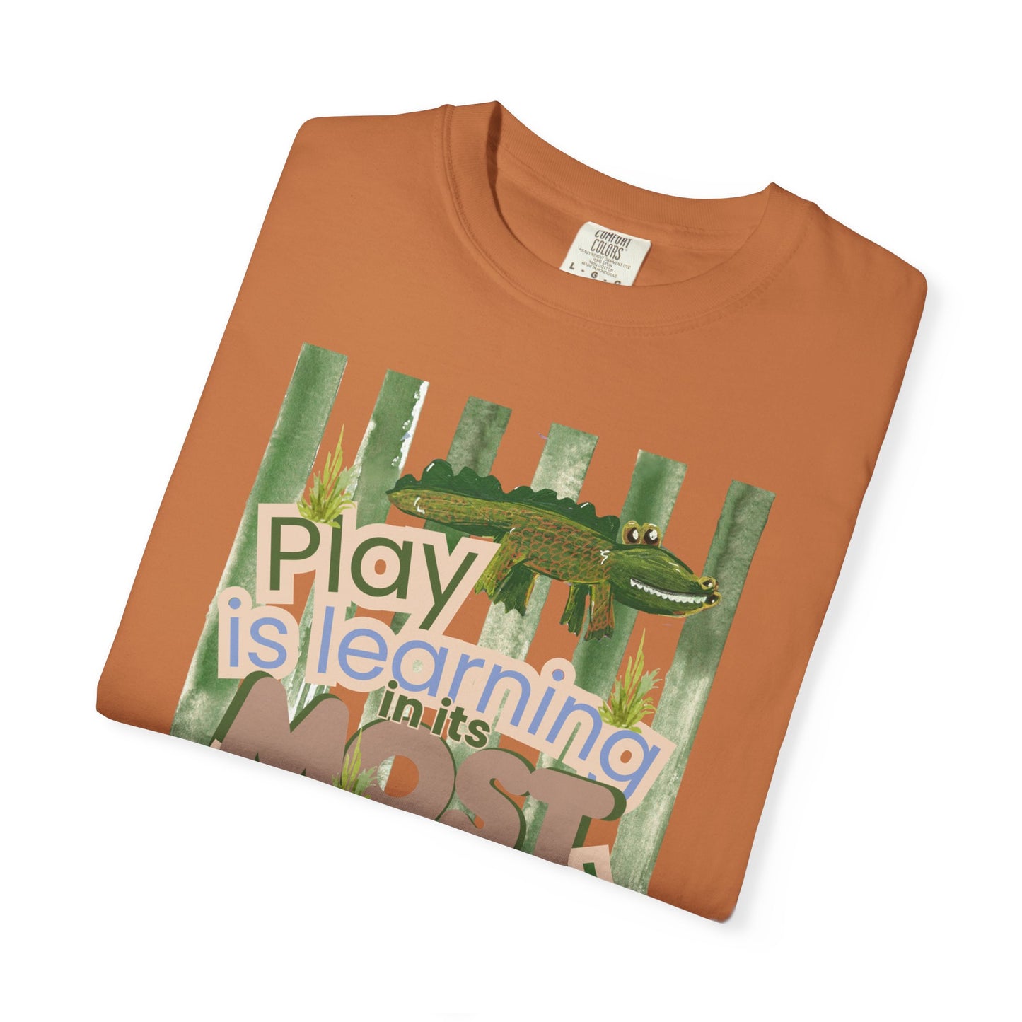 CUSTOM SHIRT FOR IVY LEAGUE ELC Play Is Learning T-Shirt — "Play is Learning the Most Natural Form" Preschool Teacher Tee