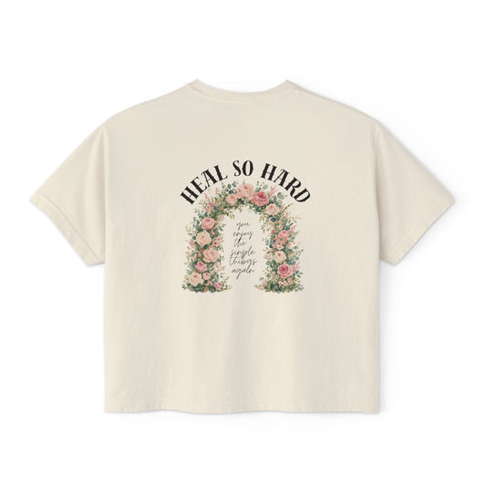 Heal So Hard Garden Arch Boxy Tee