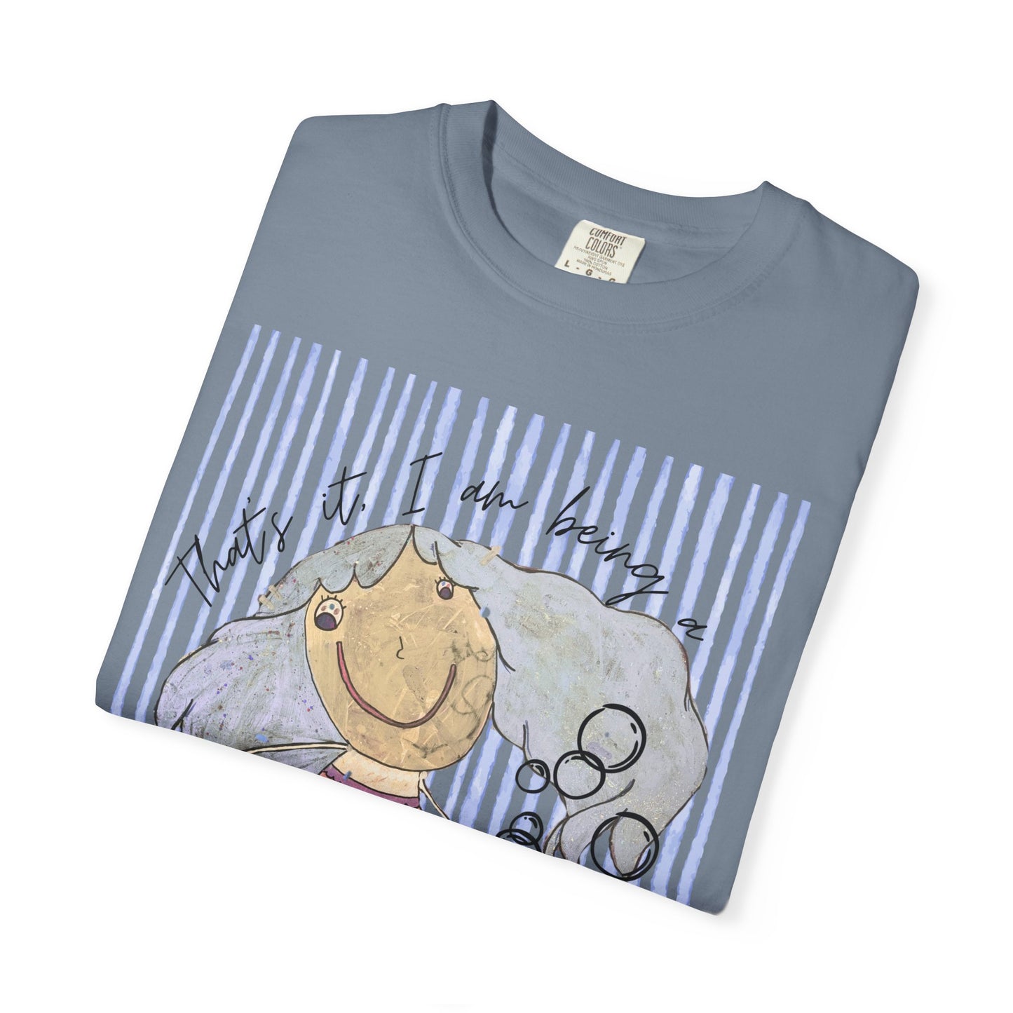 Mermaid Watercolor Graphic T-Shirt — "Just a Little Mermaid"