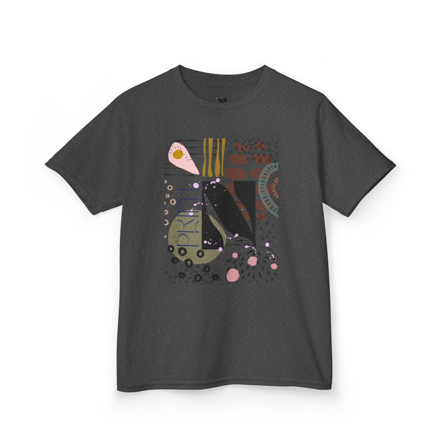 Kids Play All Day Print Narrative Brand Tee