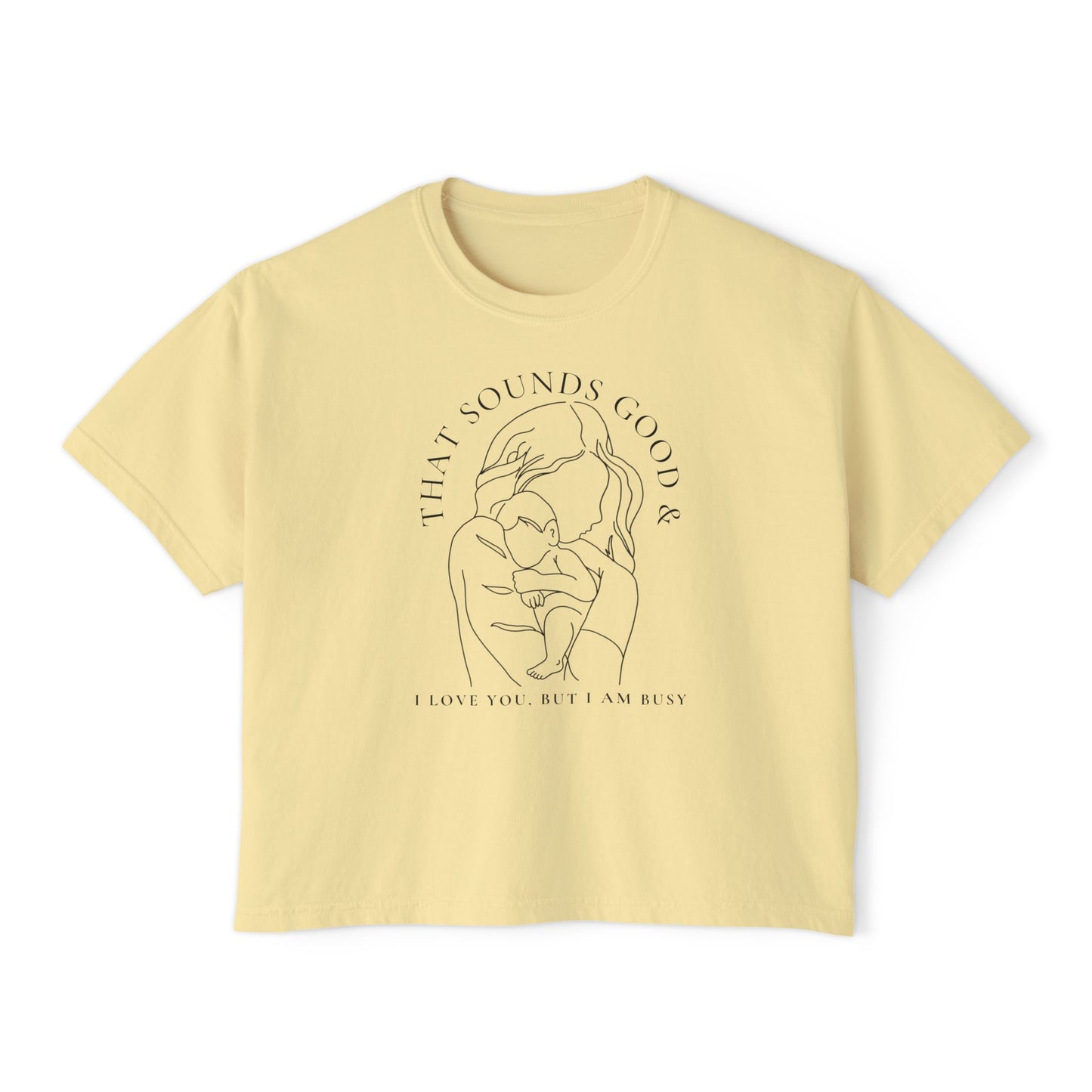 Motherhood Boxy Line Art Tee