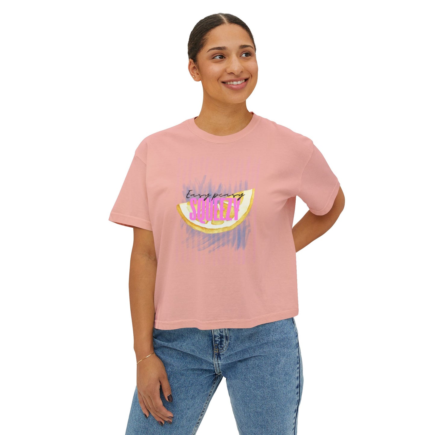 Easy Peasy | Stressy Depressy Boxy Tee