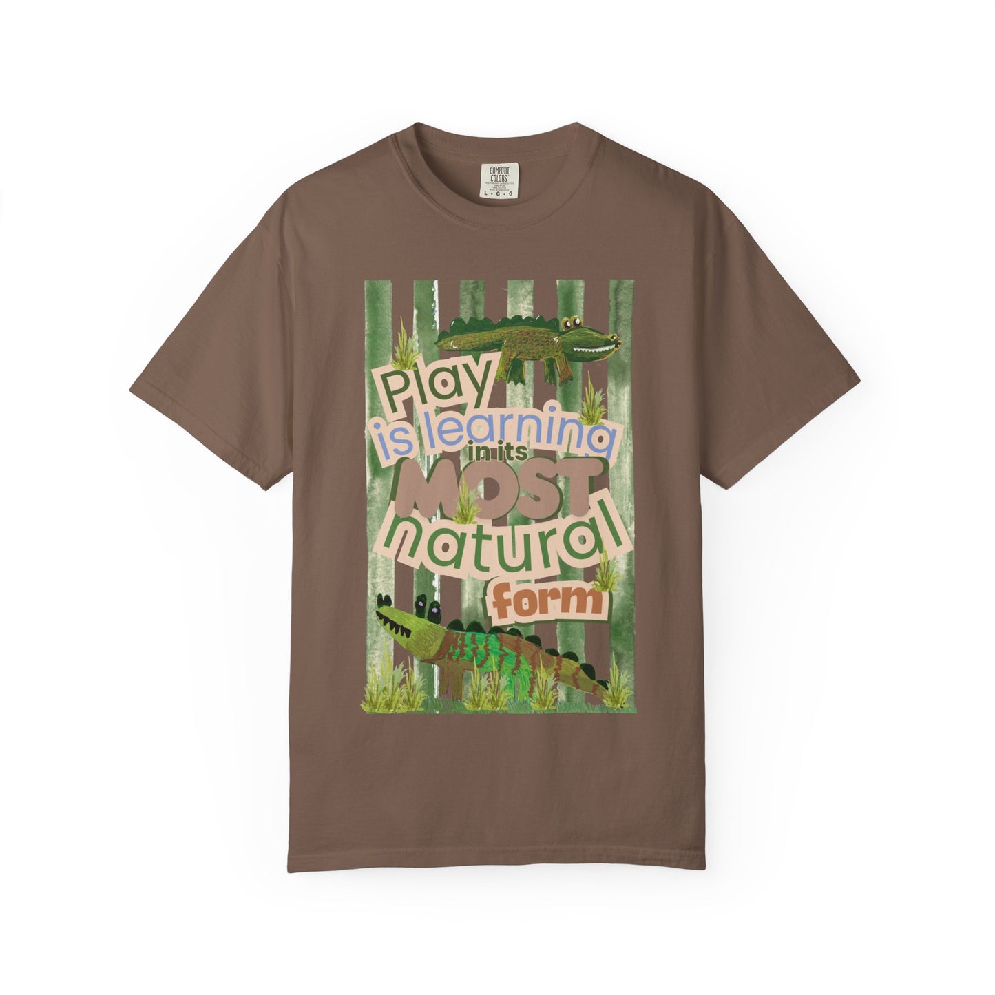 CUSTOM SHIRT FOR IVY LEAGUE ELC Play Is Learning T-Shirt — "Play is Learning the Most Natural Form" Preschool Teacher Tee