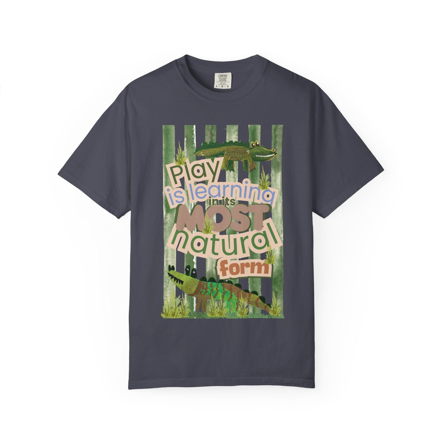 CUSTOM SHIRT FOR IVY LEAGUE ELC Play Is Learning T-Shirt — "Play is Learning the Most Natural Form" Preschool Teacher Tee