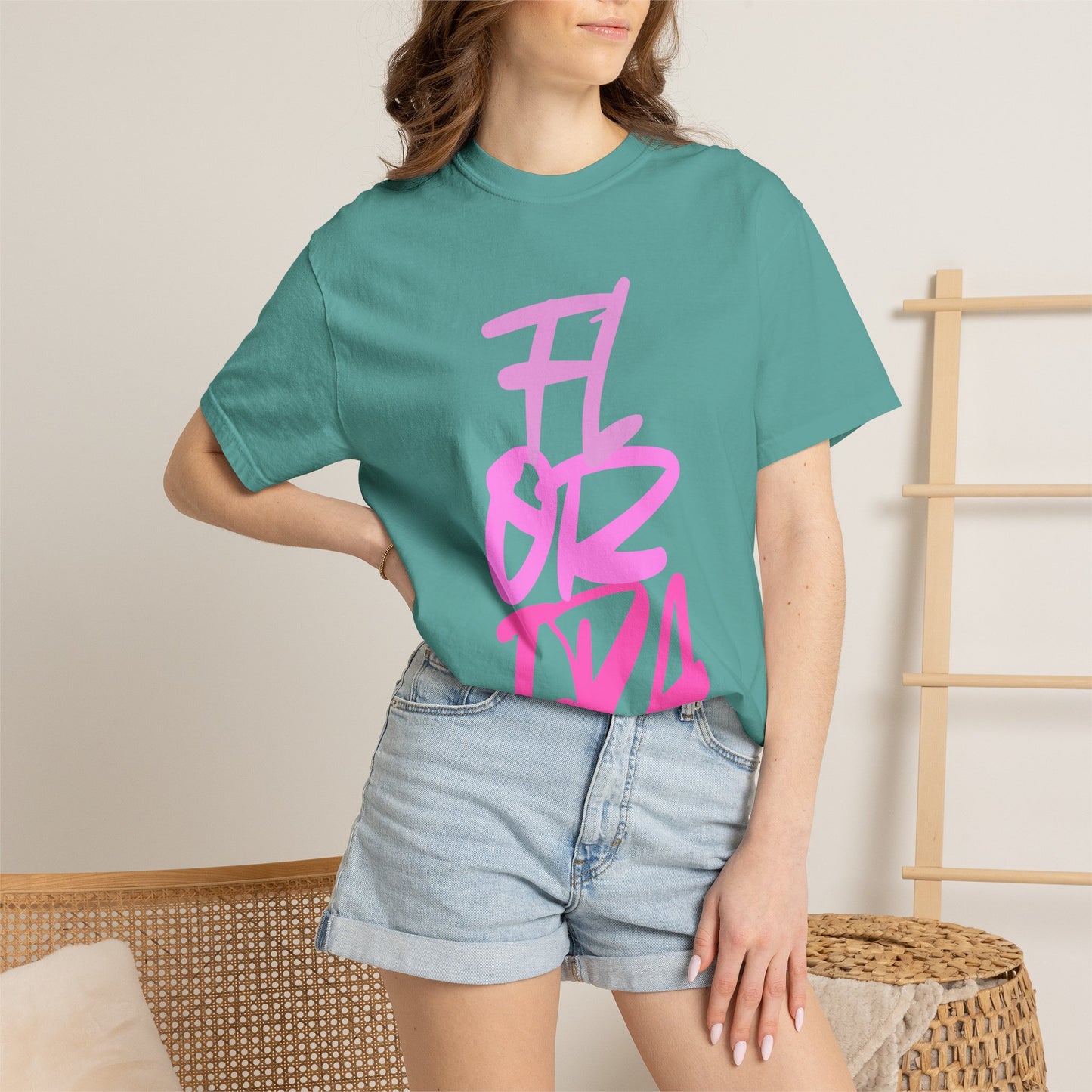 Florida Graphic Tee - Pink FL TShirt