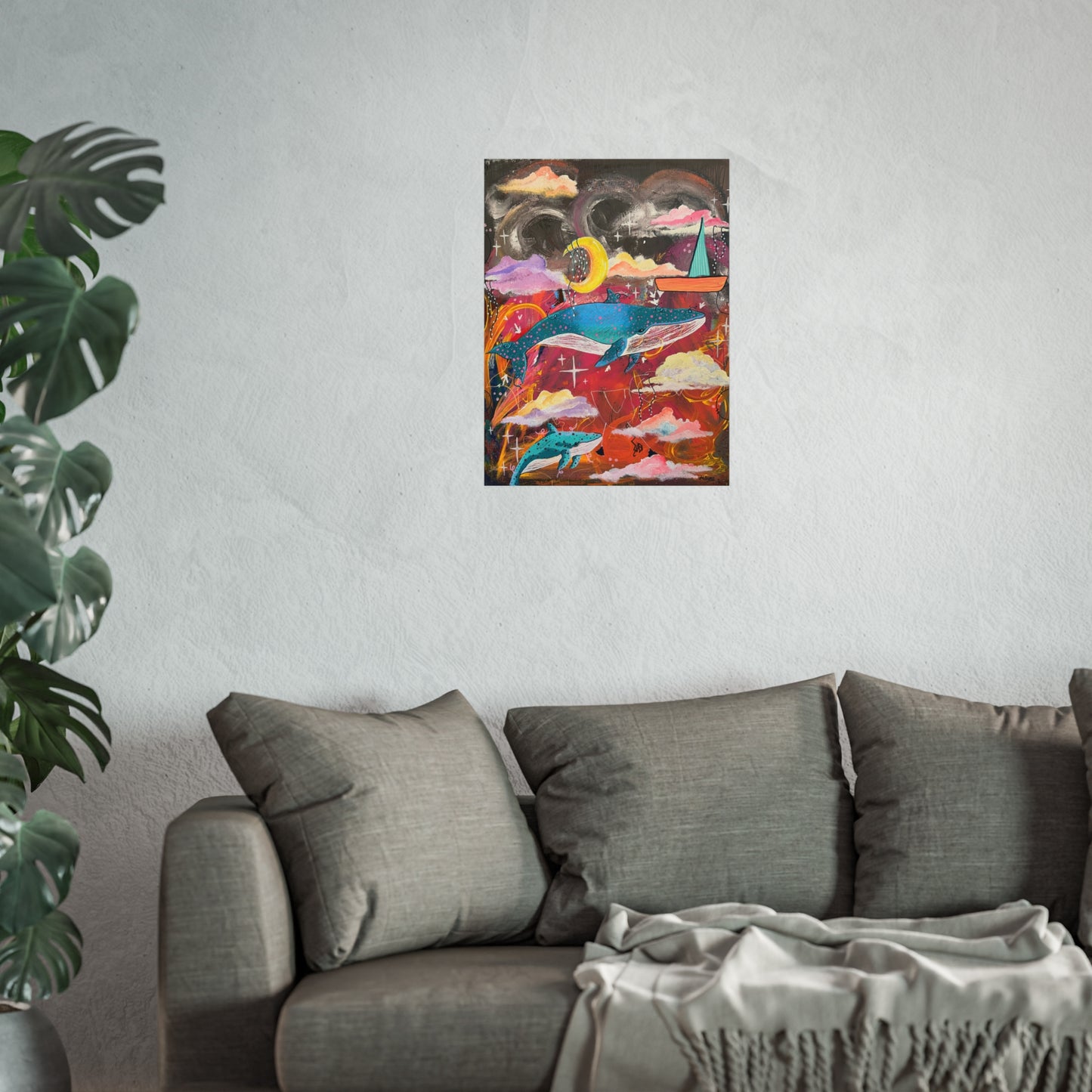 Whales Of The Sky- PRINT