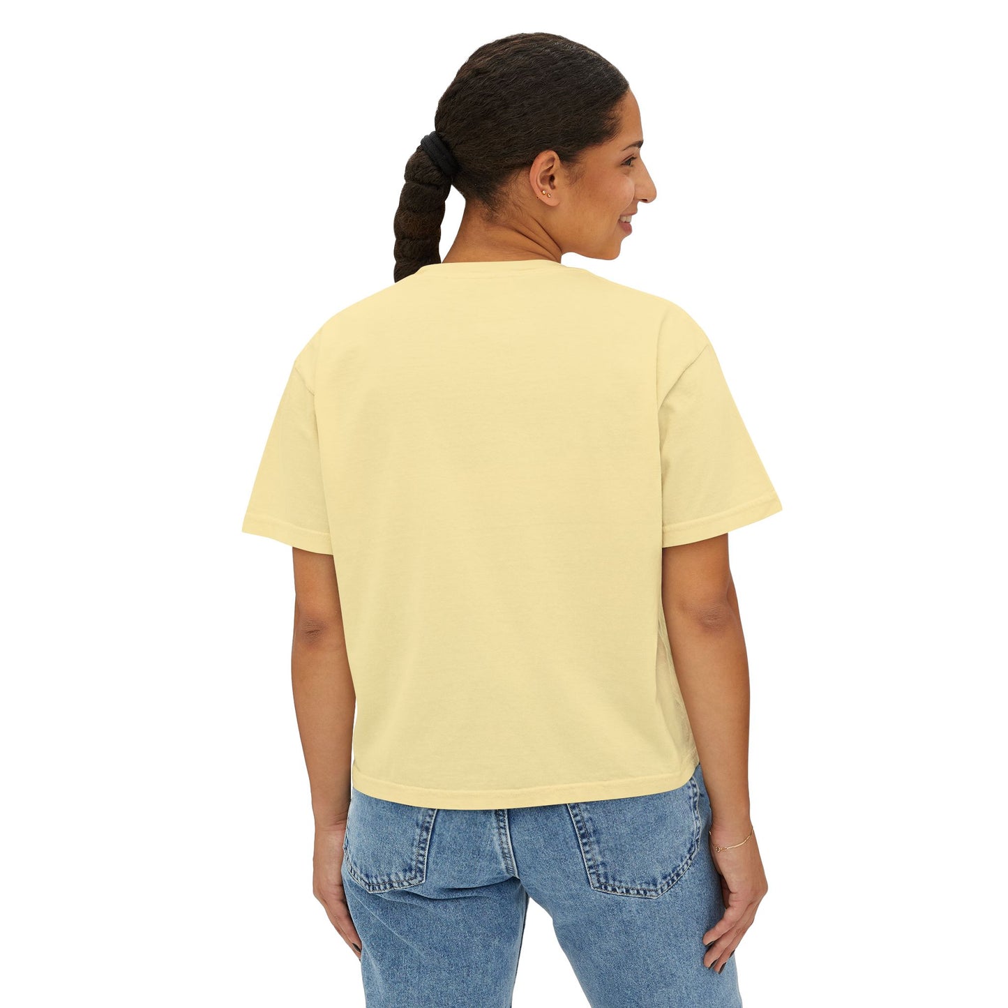 Checkered Enjoy Life Boxy Tee