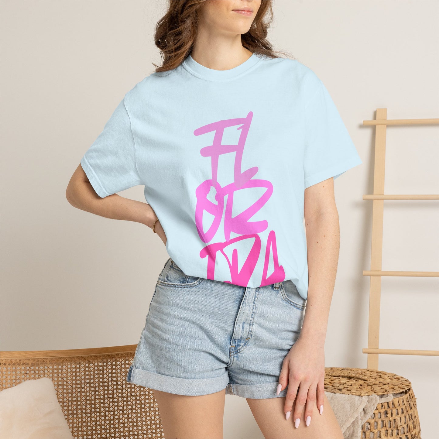 Florida Graphic Tee - Pink FL TShirt
