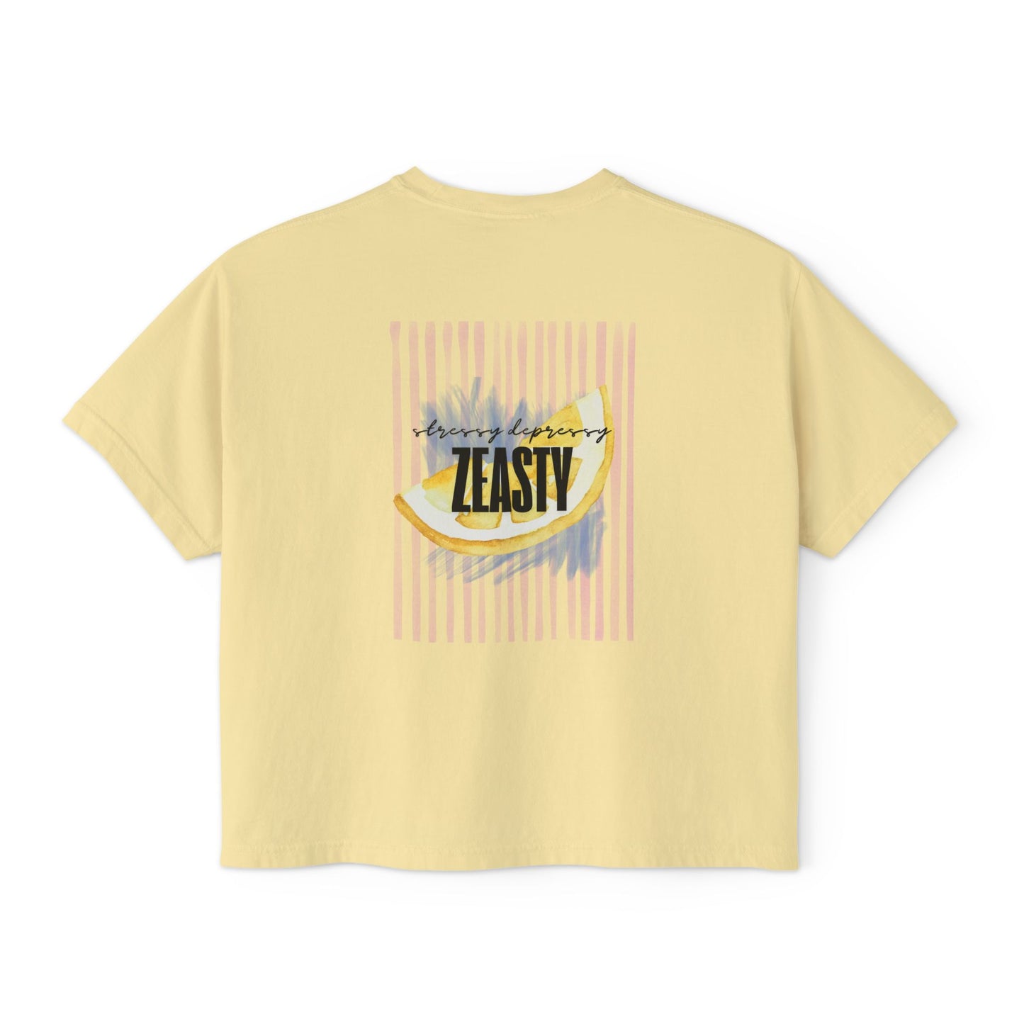 Easy Peasy | Stressy Depressy Boxy Tee