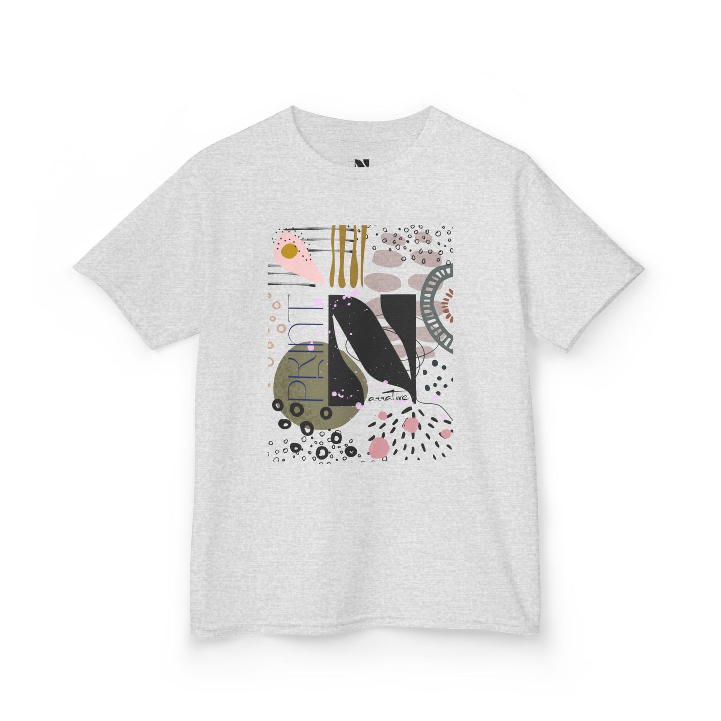 Kids Play All Day Print Narrative Brand Tee