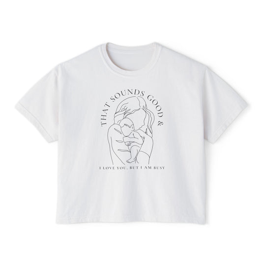 Motherhood Boxy Line Art Tee