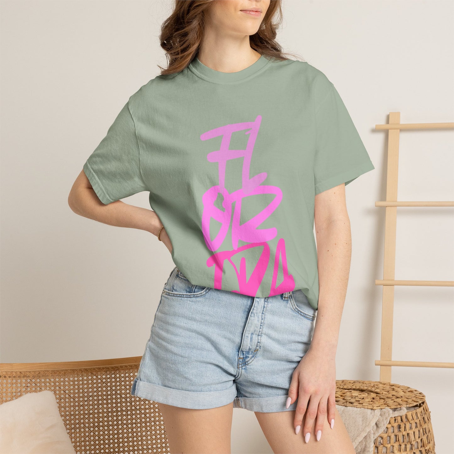 Florida Graphic Tee - Pink FL TShirt